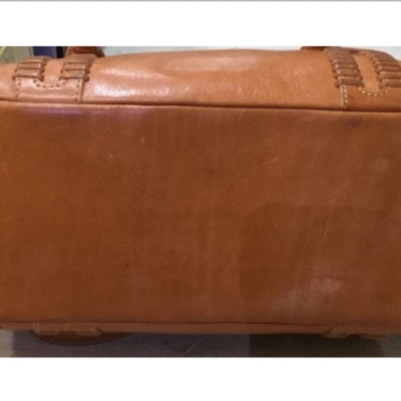 Rebecca Minkoff Leather Purse, Brown - Stitch Design Zip Closure & Pockets - Picture 6 of 9